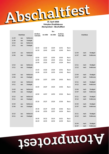 Busfahrplan